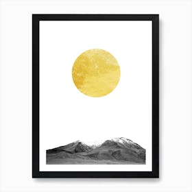 Walking On The Moon Art Print