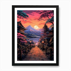 Japanese Landscape 30 Art Print