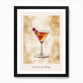 Cocktail Time Poster 6 Art Print