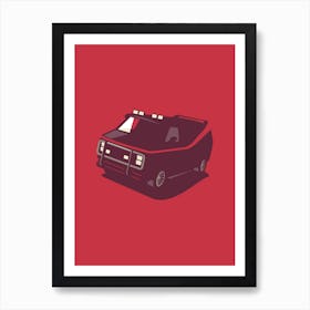 A Team Van Art Print