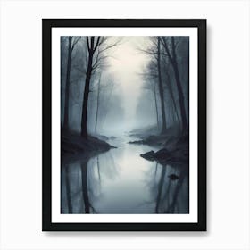 Foggy Forest 2 Art Print