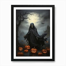 Halloween Skeleton 11 Art Print