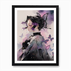 Shinobu Kocho Demon Slayer Art Print