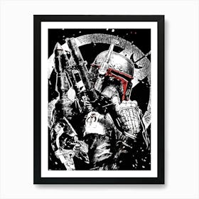 Star Wars Boba Fett movie Art Print