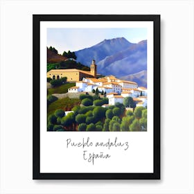 Andalusian Village, Spain 7 Art Print