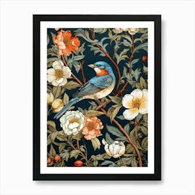 Bird On A Branch 47 Art Print