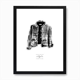 Tweed Jacket Art Print