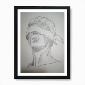 Blind Men Art Print