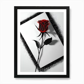 Black Rose 1 Art Print