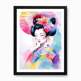 Geisha 78 Art Print