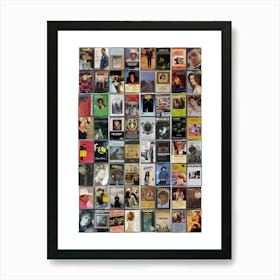 Country Music Print - Retro Cassette Covers Art Print