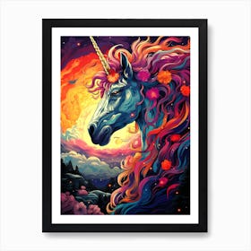 Unicorn Painting Art Print