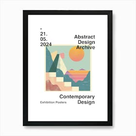 Abstract Design Archive Poster 13 Art Print