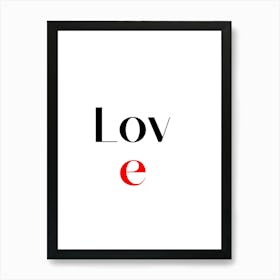 Love printable 2024.. 1 Art Print