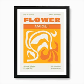 Flower Market Art Print