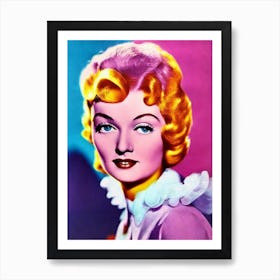 Myrna Loy Pop Movies Art Movies Art Print