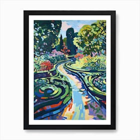 Schnnbrunn Palace Gardens, Austria, Painting 1 Art Print