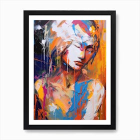 Abstract Of A Woman Art Print