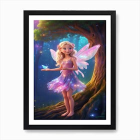 Fairy In The Forest 1 Art Print