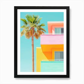 California Dreaming - Pastel Venice Art Print