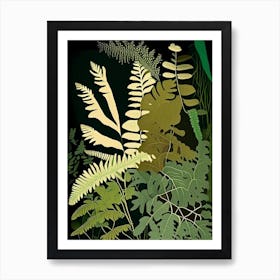 Himalayan Maidenhair Fern Rousseau Inspired Art Print