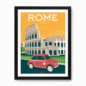 Rome Colosseum Italy Art Print