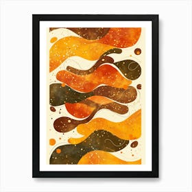 Abstract Swirls Art Print