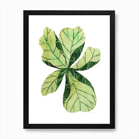 Leaf Flower Art Print