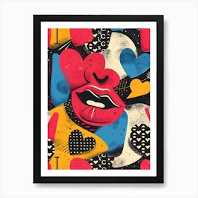 I Love You, Vibrant Pop Art Art Print