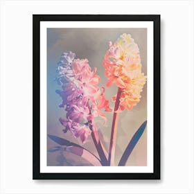 Iridescent Flower Hyacinth 1 Art Print