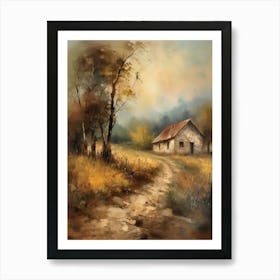 Vintage Oil Painting, Farmhouse Wall Decorations, Vintage Landscape, Printable Wall Art, Vintage Landscape Oil Painting.
1 Art Print