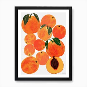 Peach Harvest Art Print