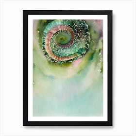 Giant Tube Worm Storybook Watercolour Art Print