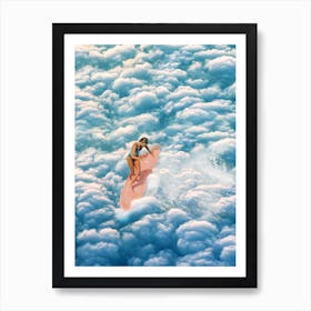 Cloud Surfing Art Print
