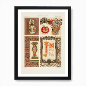 Middle Ages Pattern, Albert Racine (17) Art Print