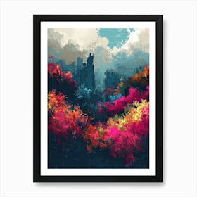 Abstract Painting | Pixel Art Series 2 Art Print