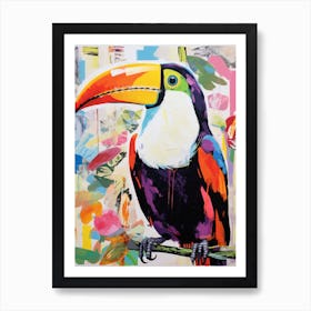 Colourful Bird Painting Toucan 4 Art Print