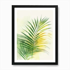 Palm Leaf Stock Videos & Royalty-Free Footage Art Print