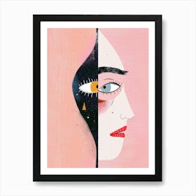 Face Of A Woman 70 Art Print