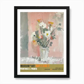 A World Of Flowers, Van Gogh Exhibition Marigold 1 Art Print