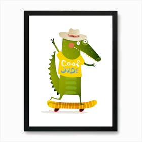 Prints, posters, nursery, children's rooms. Fun, musical, hunting, sports, and guitar animals add fun and decorate the place.33 Art Print