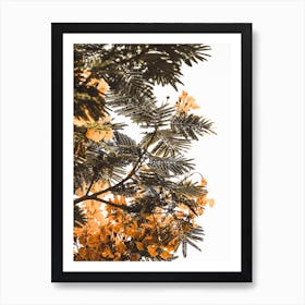 Yellow Flower Bush Art Print