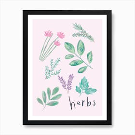 Herbs Art Print