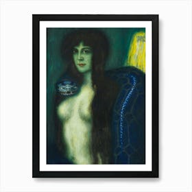 The Sin 1909 by Franz Von Stuck - "Palermo" or ''Die Sünde'' in HD Immaculate 1 Art Print