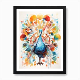 Bird Painting Collage Turkey 2 Art Print