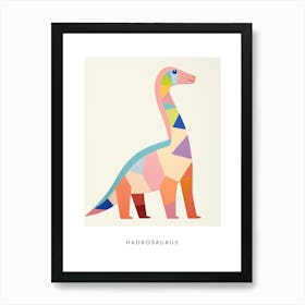 Nursery Dinosaur Art Hadrosaurus 2 Poster Art Print