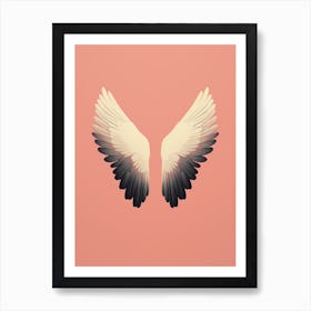 Wings Digital Minimalist3 Art Print