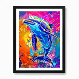 Dolphin Painting 2 Art Print