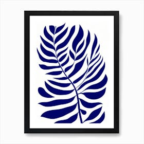 Rubber Plant Stencil Style Art Print