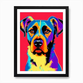 Gordon Setter Andy Warhol Style Dog Art Print